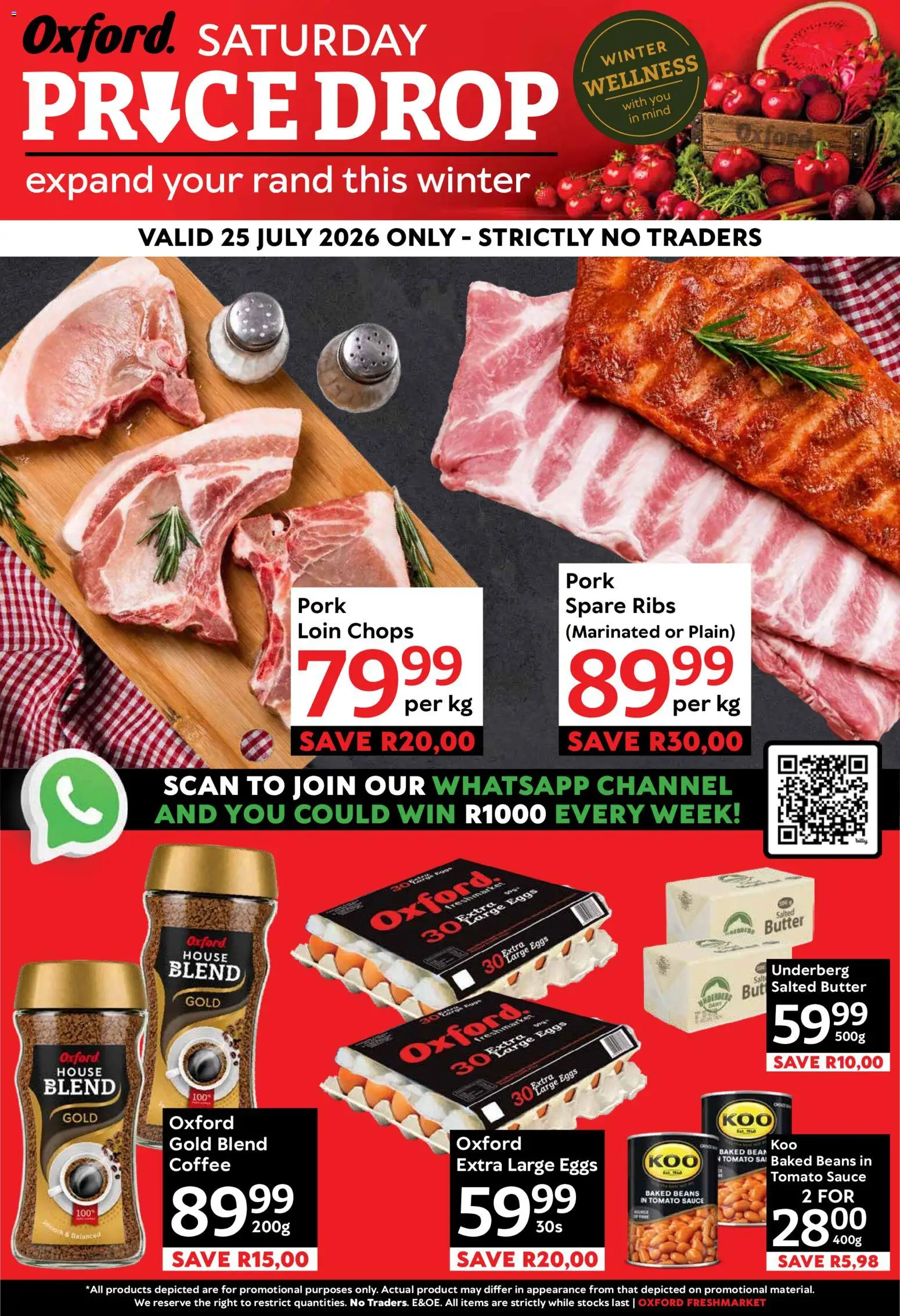Preview of Oxford Freshmarket flyer valid from 25/07/2026