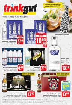 Vorschau von dem Prospekt des Geschäftes Trinkgut, gültig ab dem 21.06.2026
