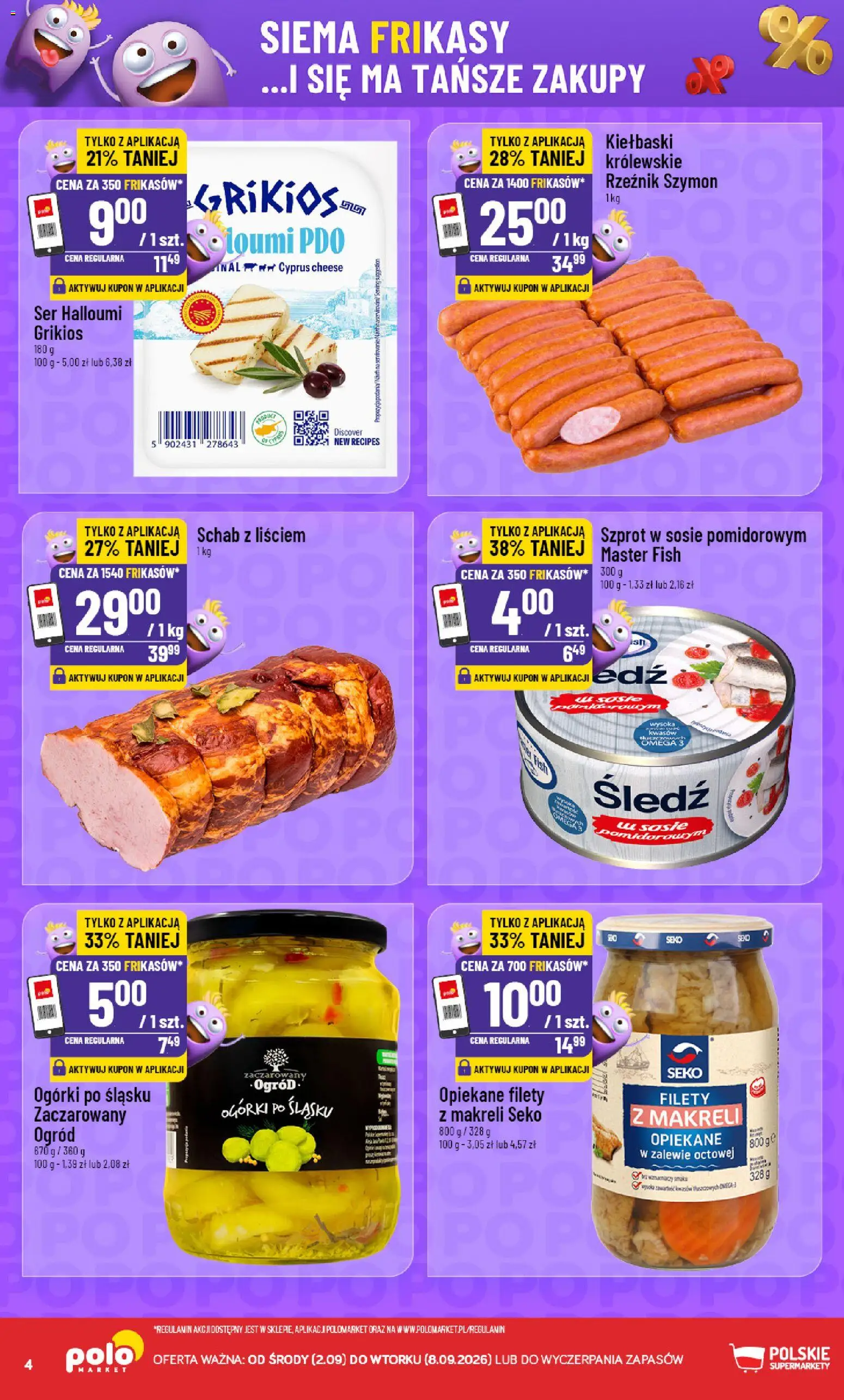 Pogląd gazetki "POLOmarket gazetka - Frikasowe Hity" ze sklepu POLOmarket ważnej od 02.09.2026