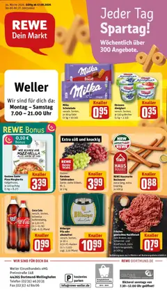 Vorschau von dem Prospekt des Geschäftes Rewe, gültig ab dem 17.08.2026