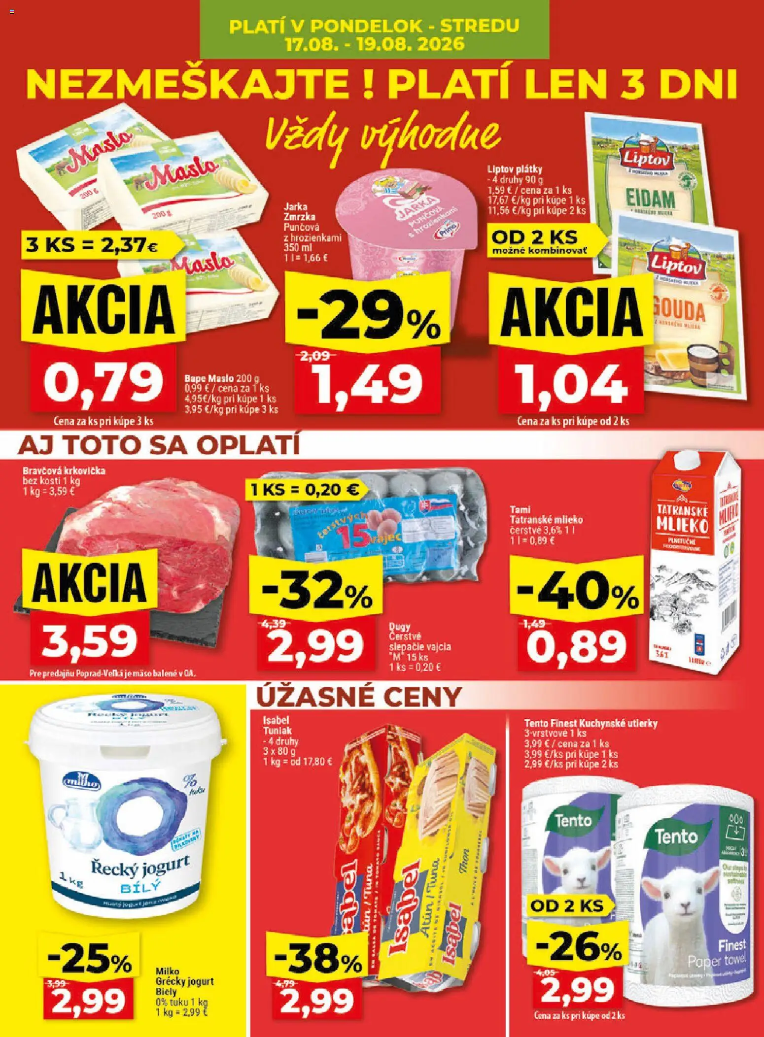 Náhľad Klas letáku platného od 17.08.2026