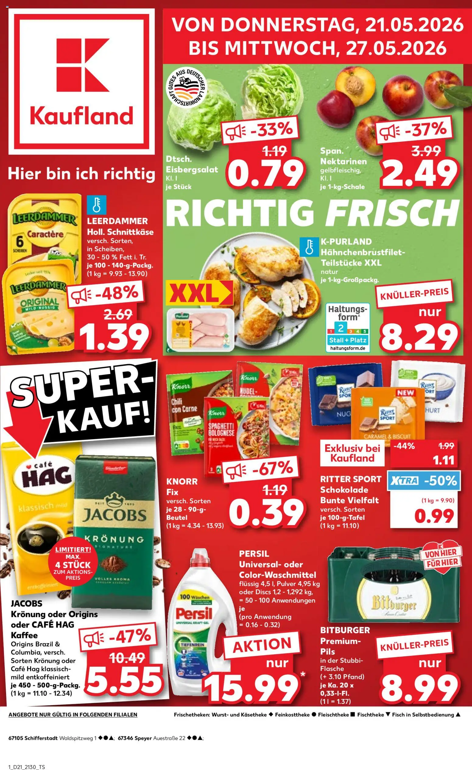 Vorschau von dem Prospekt des Geschäftes Kaufland, gültig ab dem 21.05.2026