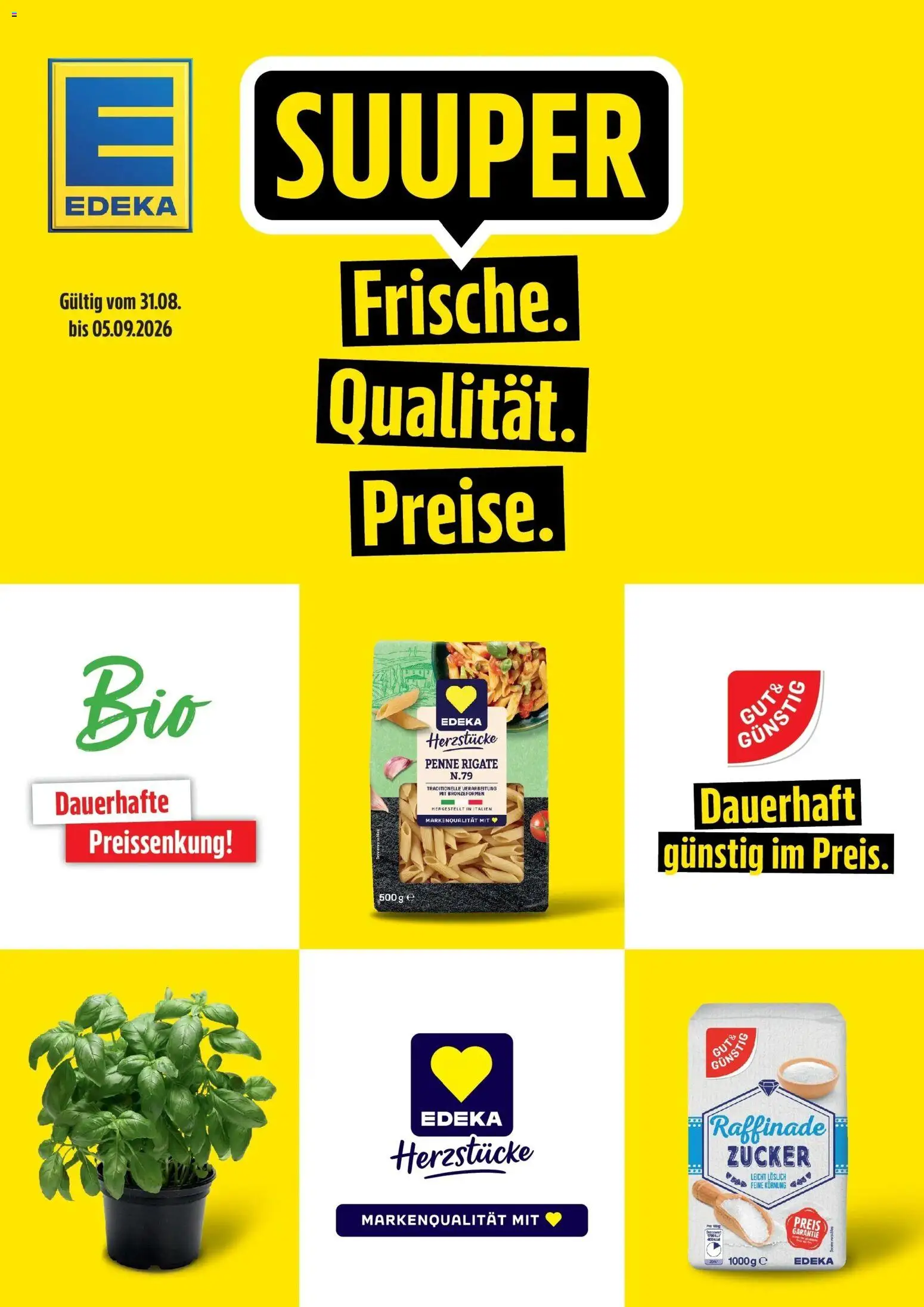 Vorschau von dem Prospekt des Geschäftes Edeka, gültig ab dem 31.08.2026