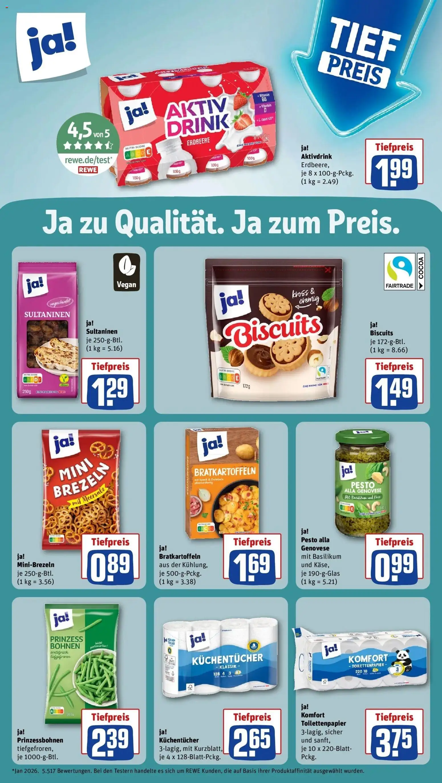 Vorschau von dem Prospekt des Geschäftes Rewe, gültig ab dem 12.10.2026