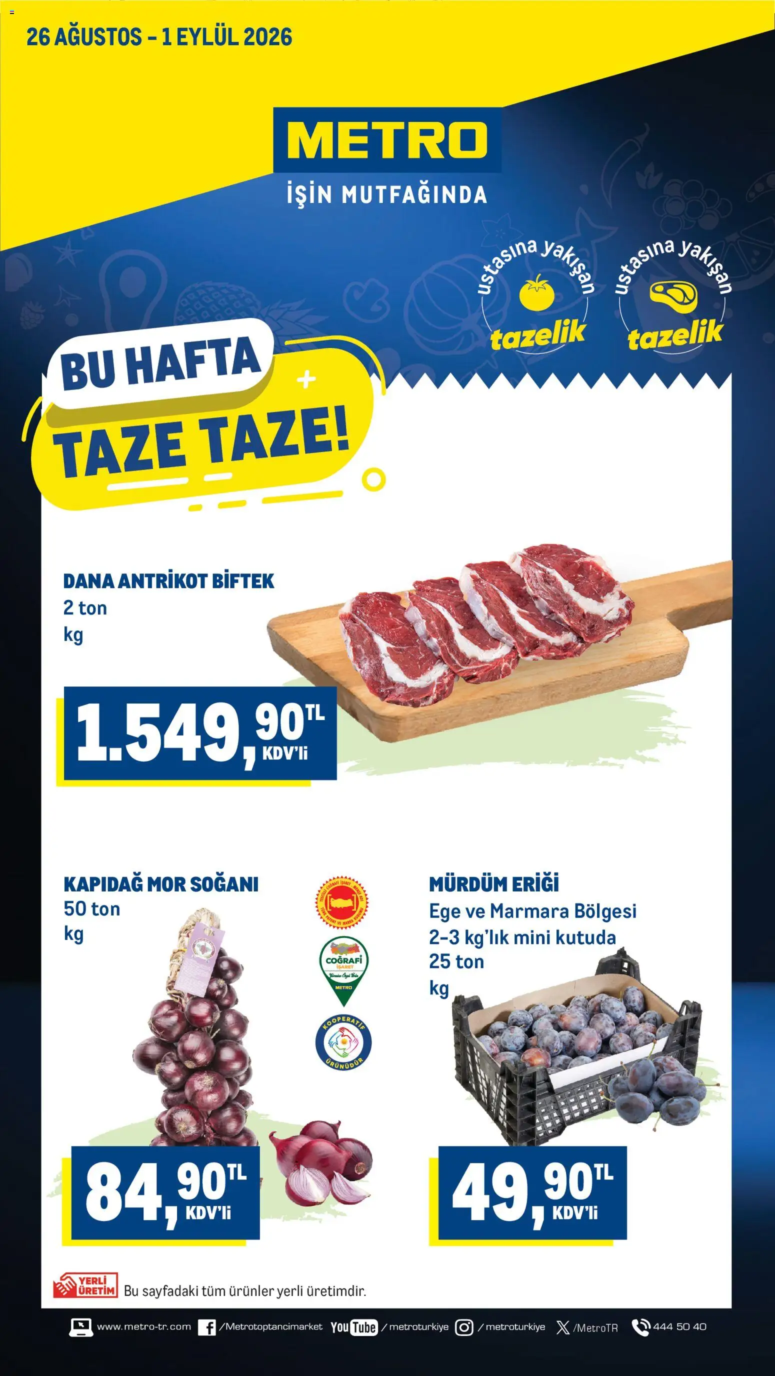 Metro Metro Katalog 26.08.2026 - Broşürünün önizlemesi