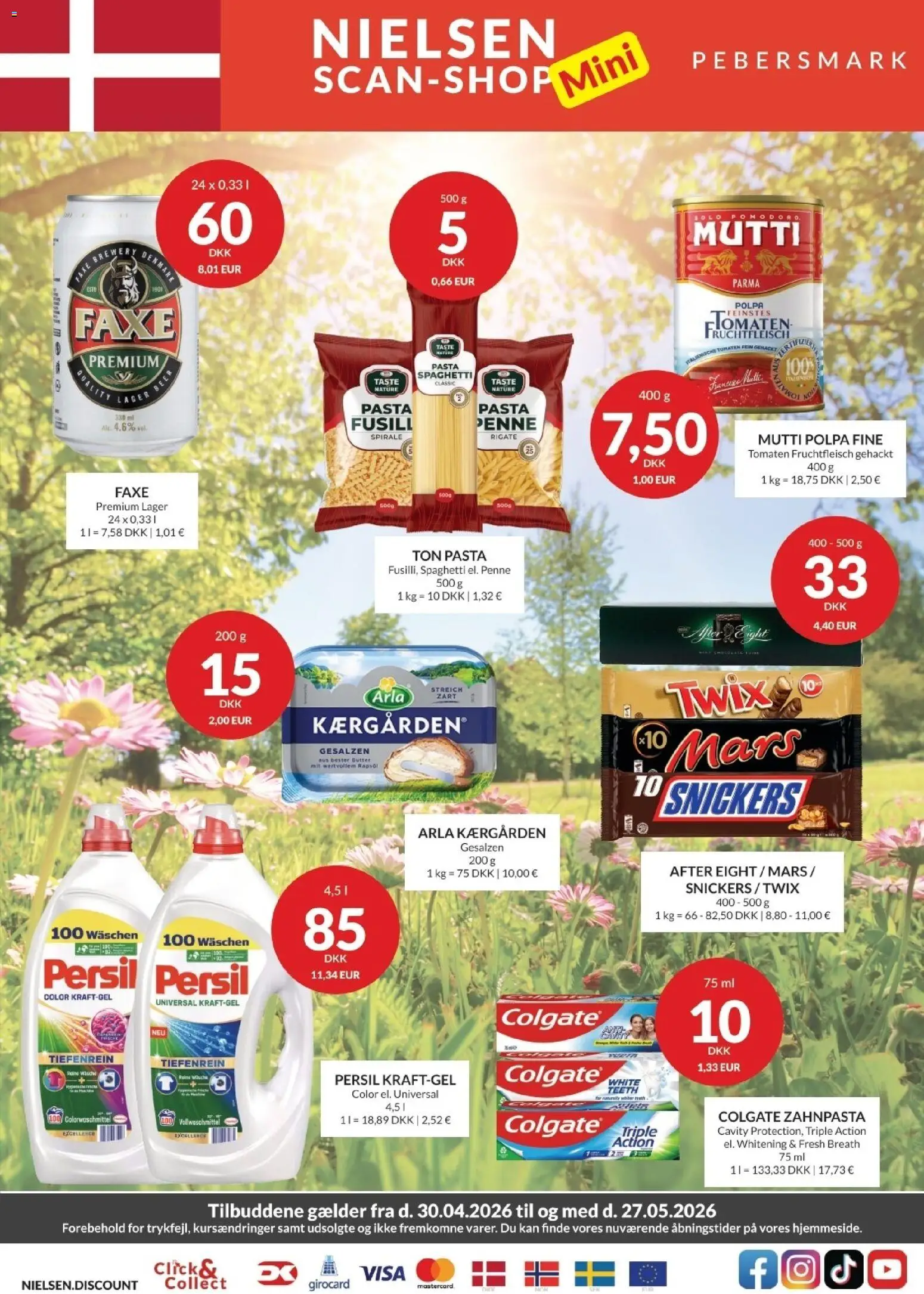 Eksempel på tilbudsavis Nielsen Discount - MINI Tilbudsavis fra butik Nielsen Discount gyldig fra 30/04/2026