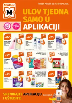 Pregled letka Müller Katalog trgovine Müller vrijedi od 21.09.2026