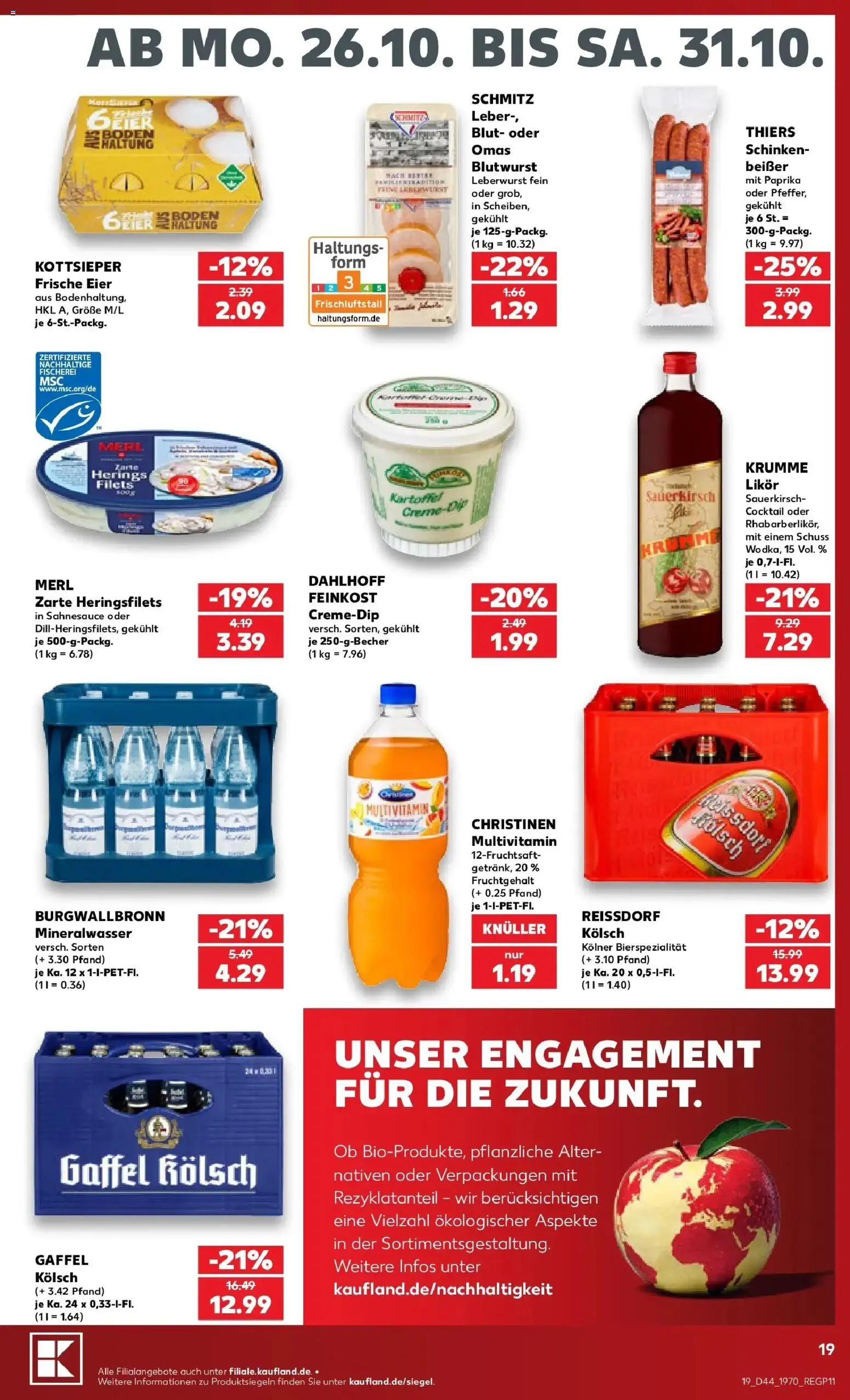 Vorschau von dem Prospekt des Geschäftes Kaufland, gültig ab dem 26.10.2026
