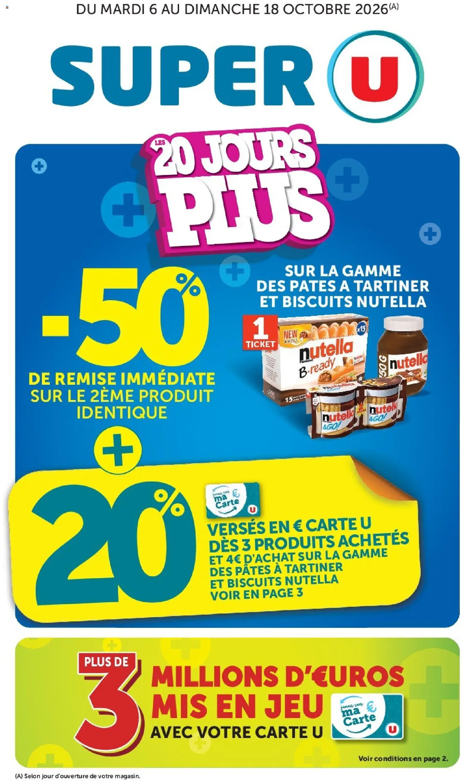 Prévisualisation de Super U catalogue du magasin Super U formulaire valide 06/10/2026