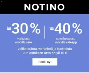 Kaupan Tarjoukset Notino esikatselu, voimassa 27/07/2026