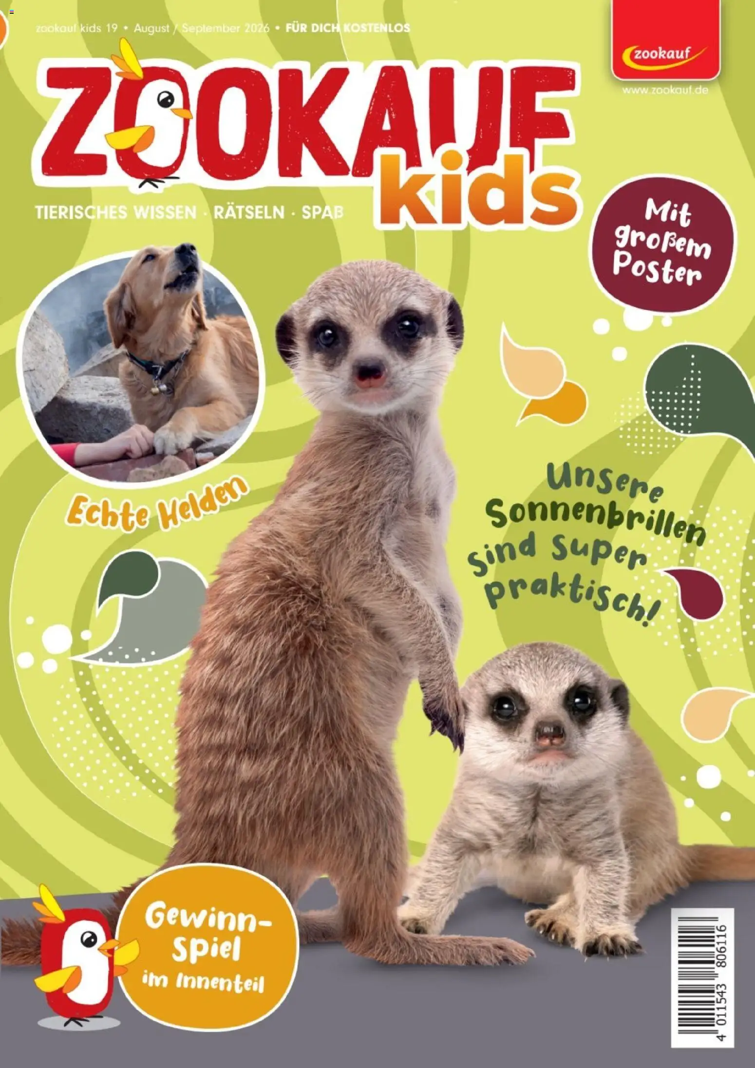 Vorschau von dem Prospekt des Geschäftes zookauf, gültig ab dem 01.08.2026