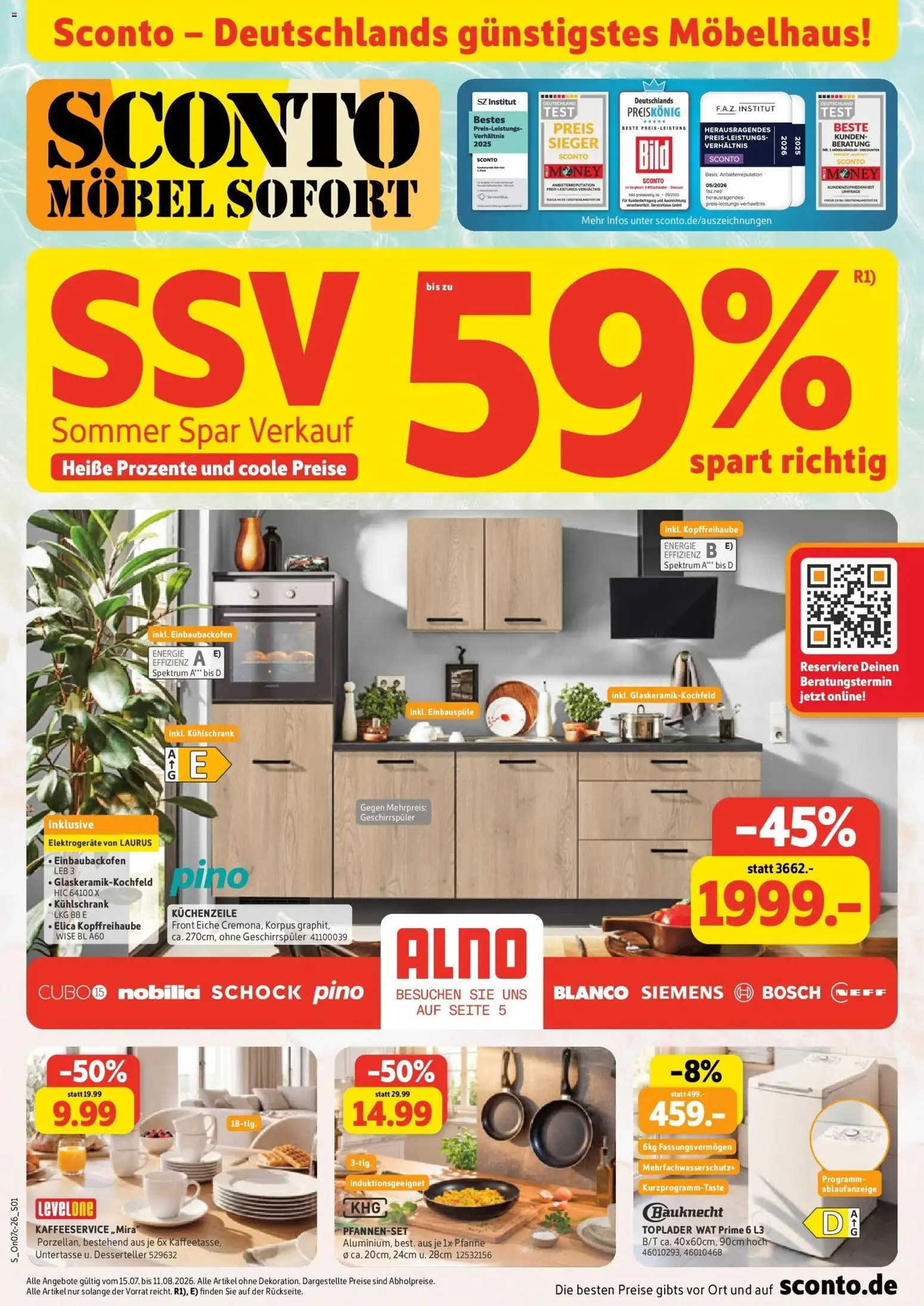 Vorschau von dem Prospekt des Geschäftes Sconto, gültig ab dem 15.07.2026