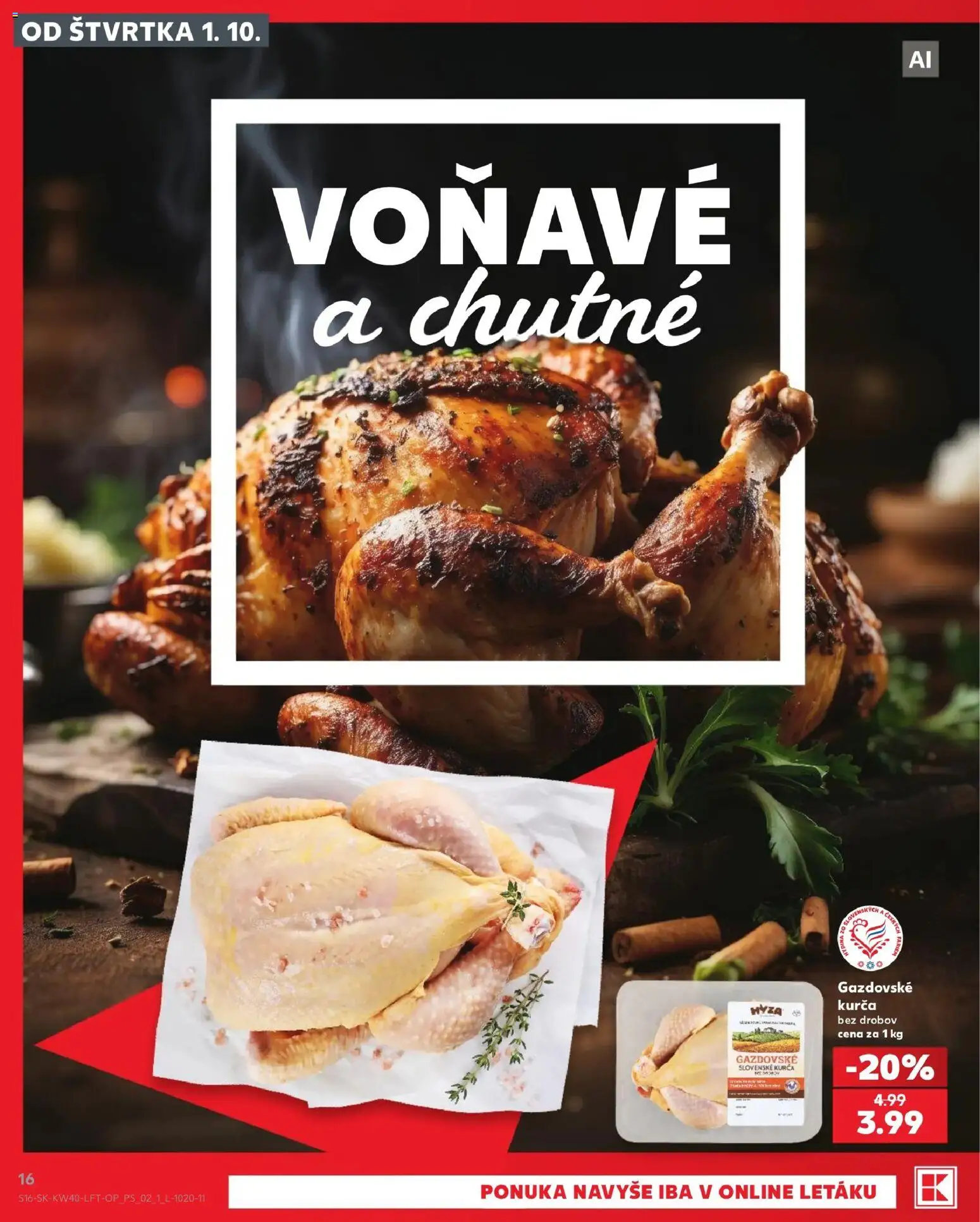 Náhľad Kaufland letáku platného od 01.10.2026