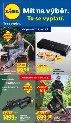 Náhled nabídky: Lidl Lidl leták - Spotřební zboží platný od 17.08.2026