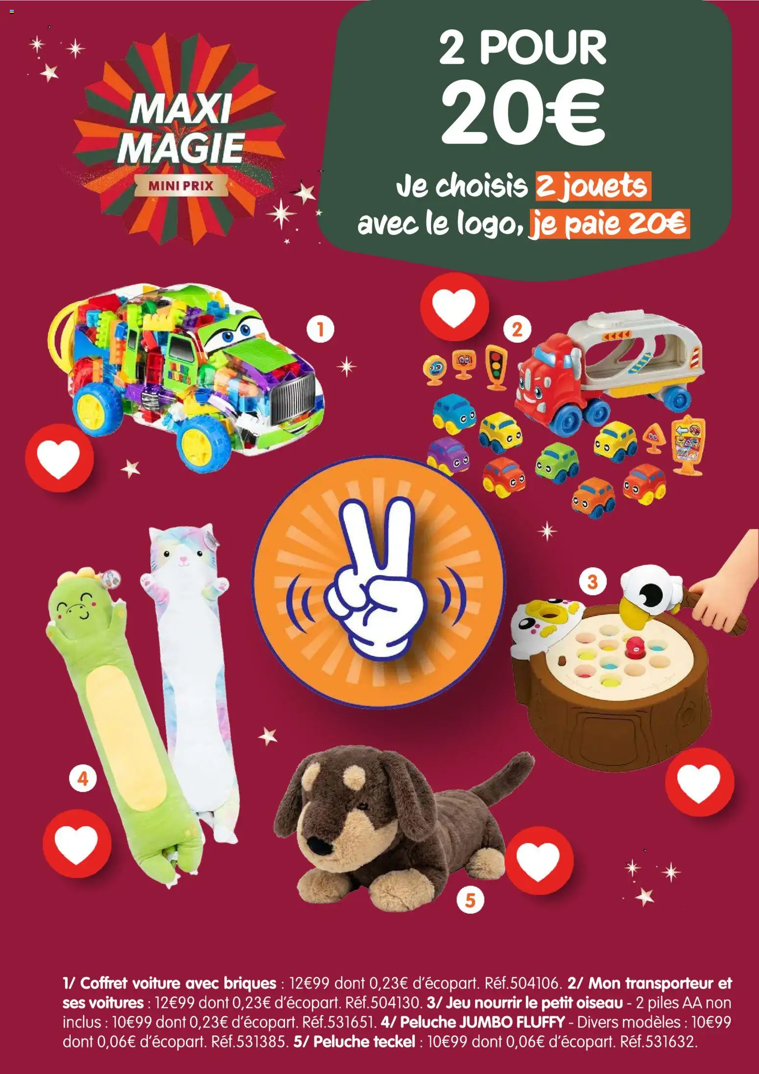 Prévisualisation de B&M catalogue Pays des jouets du magasin B&M formulaire valide 28/10/2026 - Jouets, Peluche, Piles AA, Briques, Piles