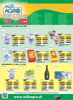 Náhľad Milk Agro letáku platného od 27.05.2026
