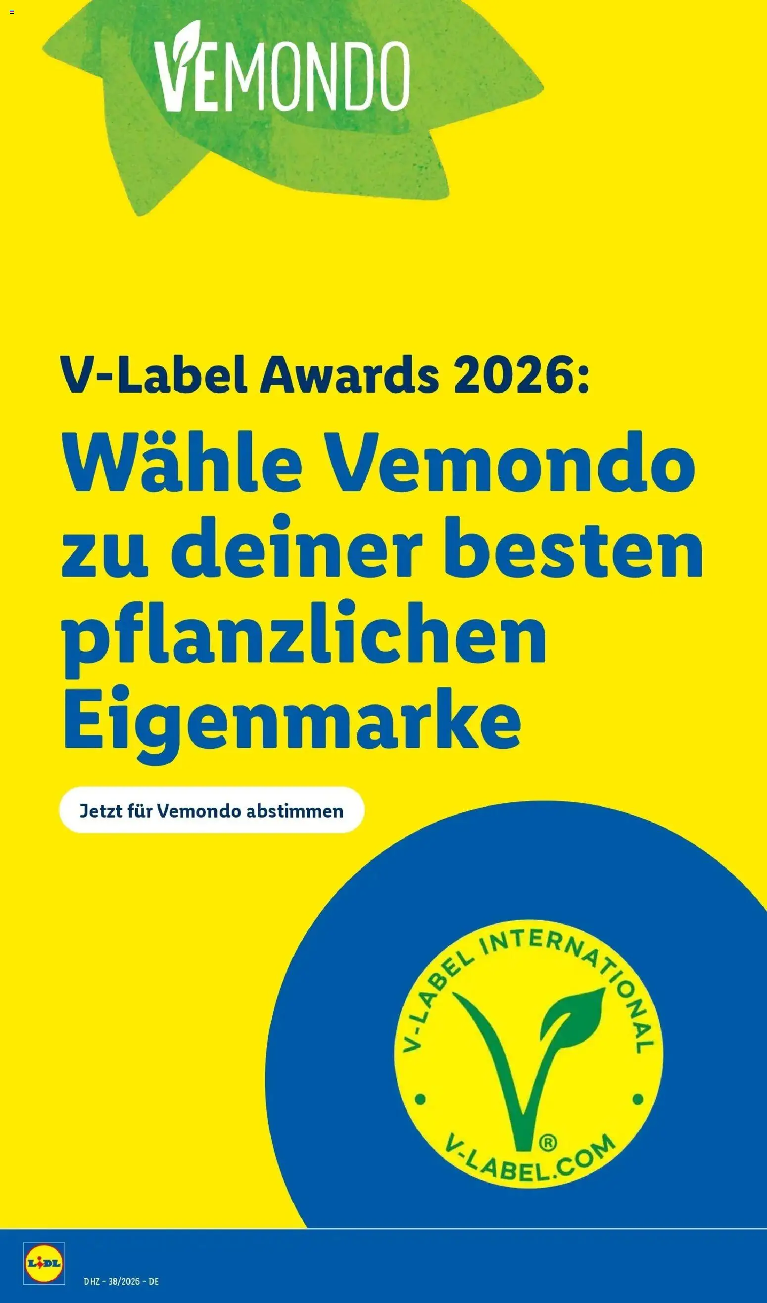 Vorschau von dem Prospekt des Geschäftes Lidl, gültig ab dem 14.09.2026