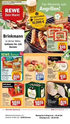 Vorschau von dem Prospekt des Geschäftes Rewe, gültig ab dem 21.06.2026