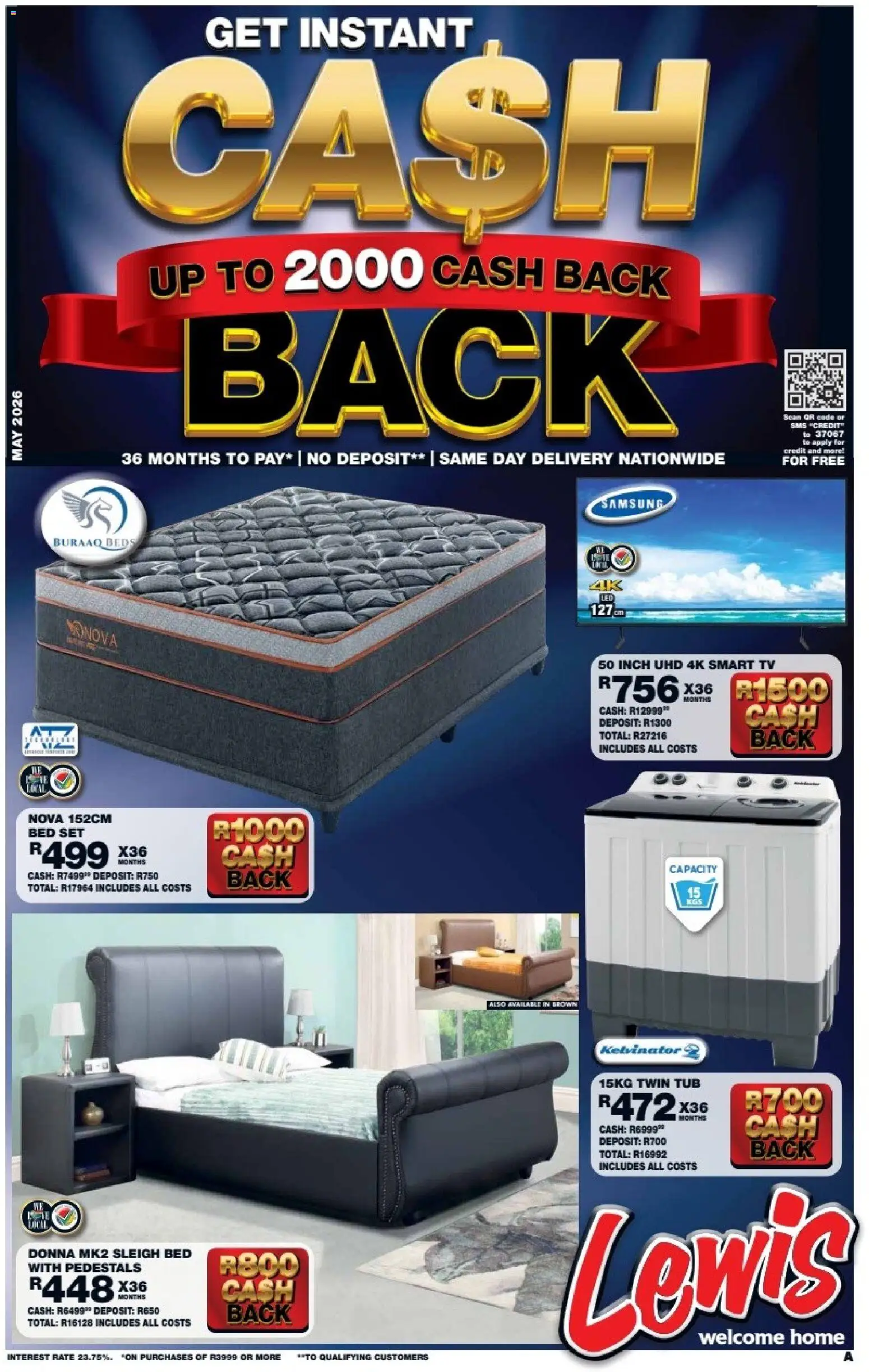 Preview of Lewis Stores flyer valid from 11/05/2026