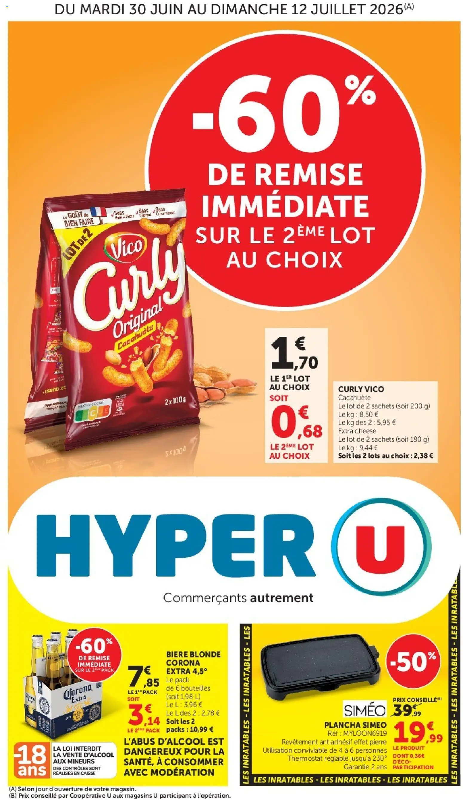 Prévisualisation de Hyper U - Les prix bas de la semaine du magasin Hyper U formulaire valide 30/06/2026