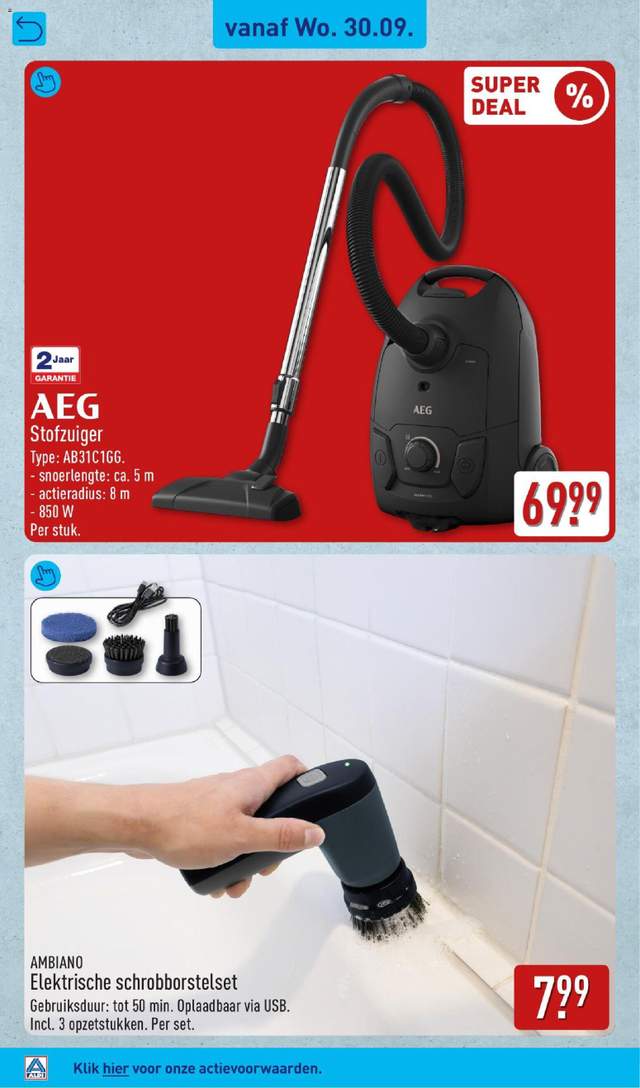 Nieuwe Aldi folder vanaf 28-09