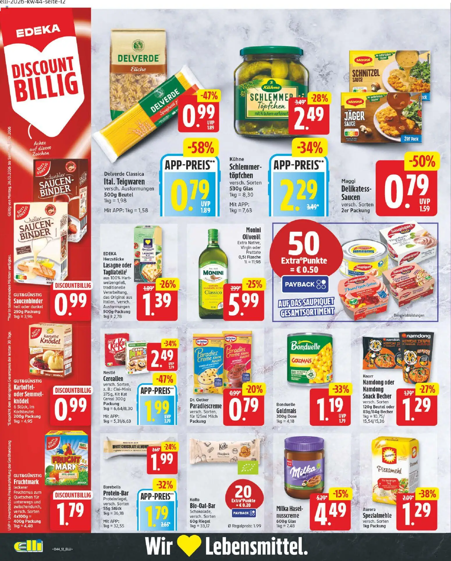 Vorschau von dem Prospekt des Geschäftes Elli Markt, gültig ab dem 26.10.2026