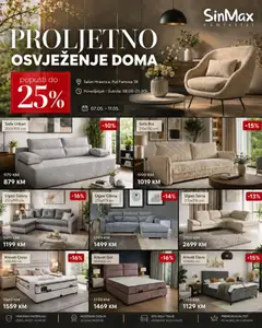 Pregled letka SinMax PROLJETNO OSVJEŽENJE DOMA JE POČELO trgovine SinMax vrijedi od 07.05.2026