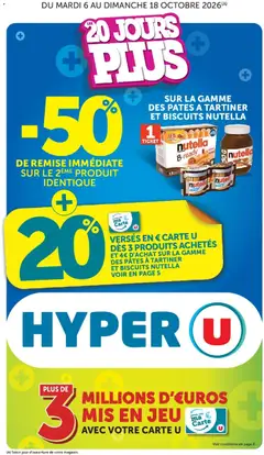 Prévisualisation de Hyper U catalogue du magasin Hyper U formulaire valide 06/10/2026