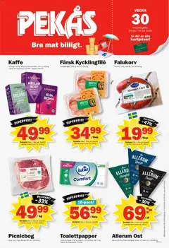 Förhandsgranska reklamblad Pekås erbjudanden från butik Pekås gäller från 20/07/2026