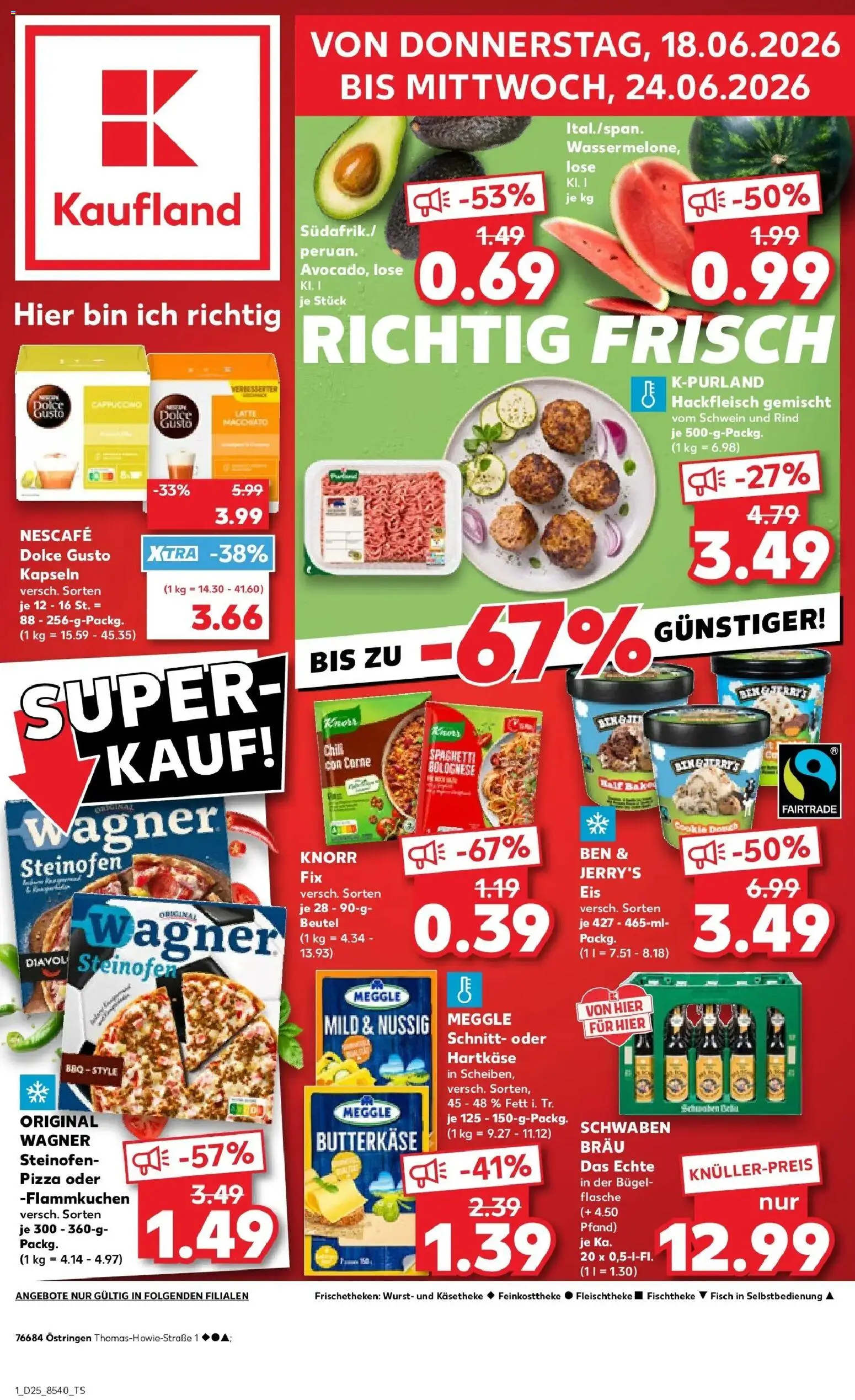 Vorschau von dem Prospekt des Geschäftes Kaufland, gültig ab dem 18.06.2026