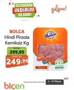 Biçen Market Biçen Market İndirim 01.05.2026 - Broşürünün önizlemesi