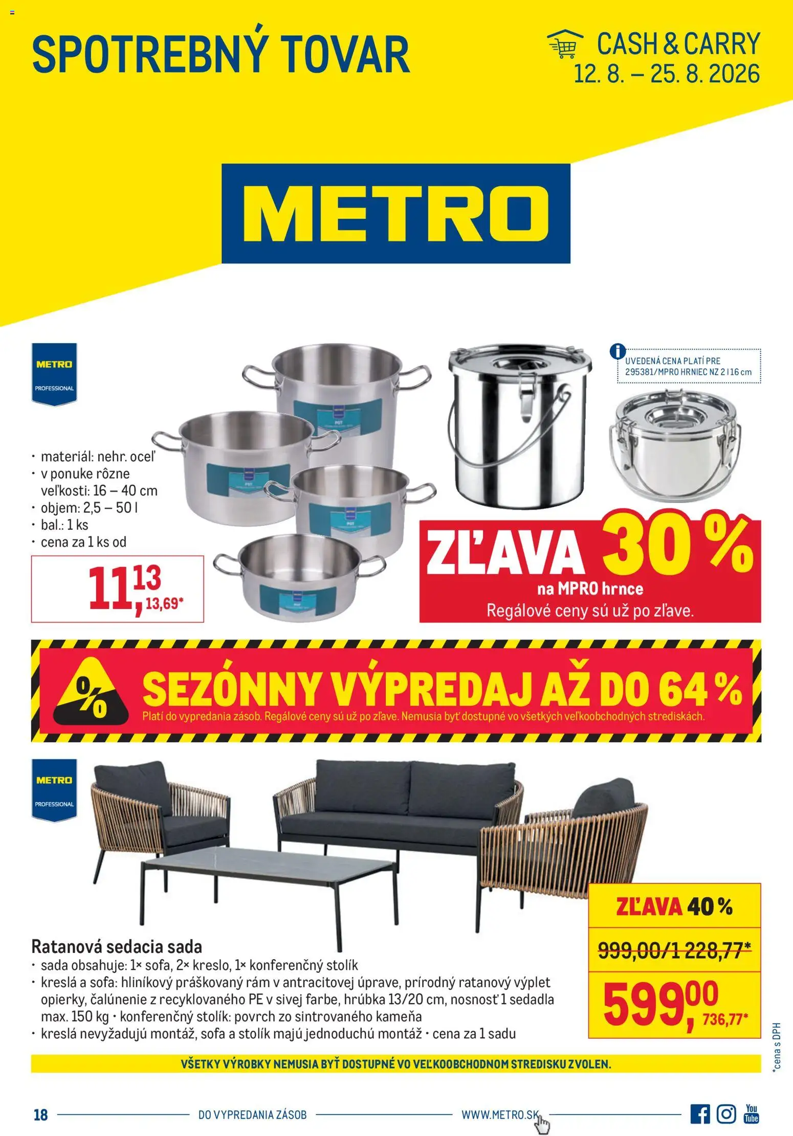 Náhľad Metro letáku platného od 12.08.2026