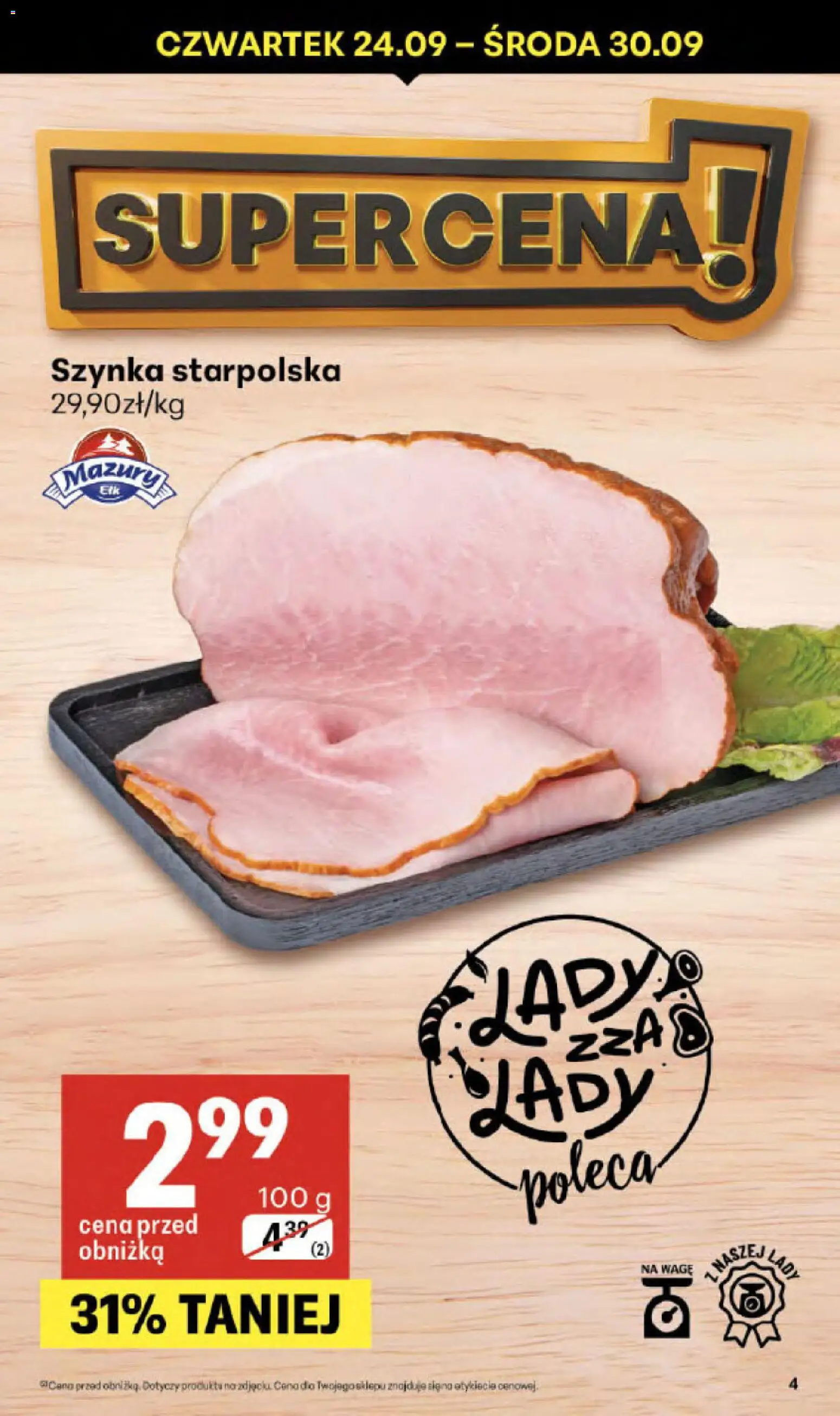 Pogląd gazetki "Delikatesy Centrum gazetka - Sklepy Własne" ze sklepu Delikatesy Centrum ważnej od 24.09.2026