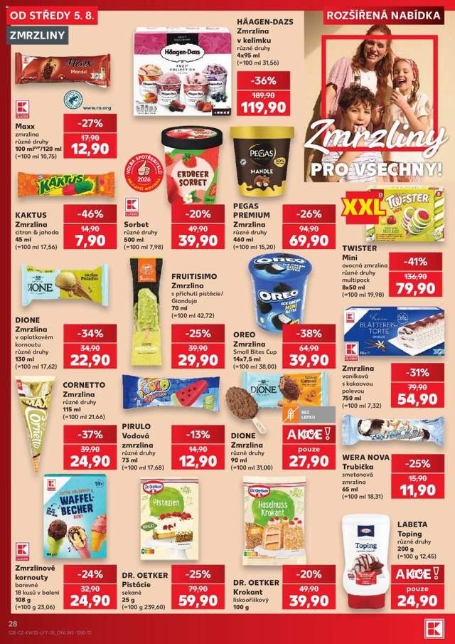 Nový Kaufland leták od 05.08.