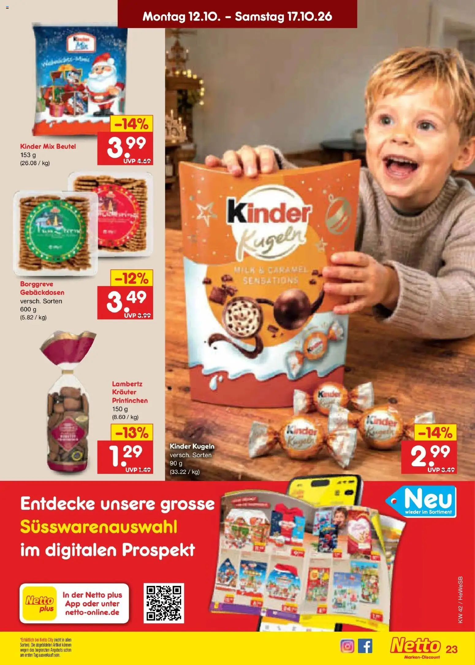 Vorschau von dem Prospekt des Geschäftes Netto Marken-Discount, gültig ab dem 12.10.2026