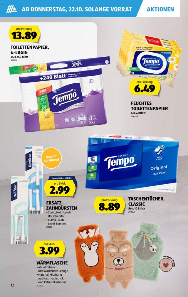 Neue Aldi Aktionen ab 22.10.