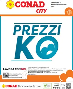 Anteprima dell'opuscolo Conad volantino City Lombardia dal negozio Conad valido da 16/10/2026