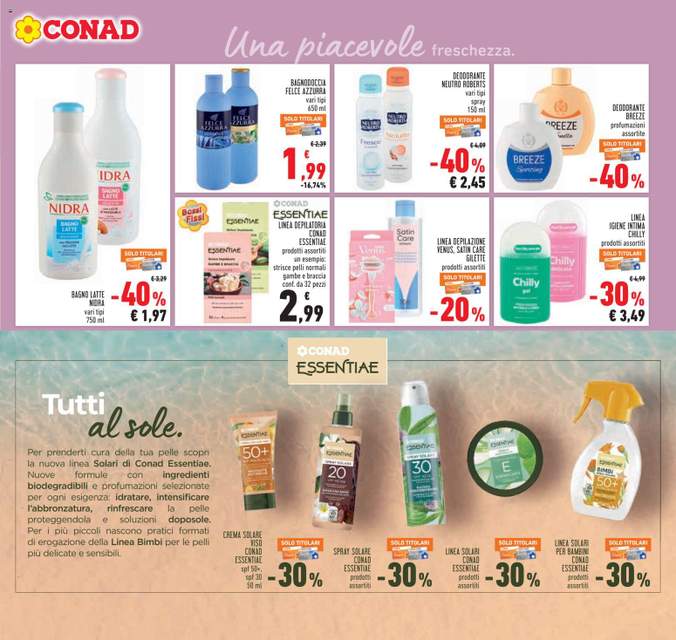 Nuovo volantino Conad dal 04/06