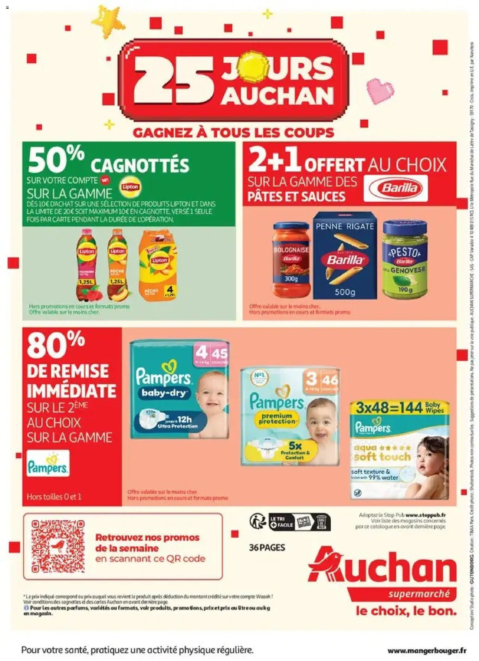 Prévisualisation de Auchan 25 jours 1 supers du magasin Auchan formulaire valide 27/10/2026