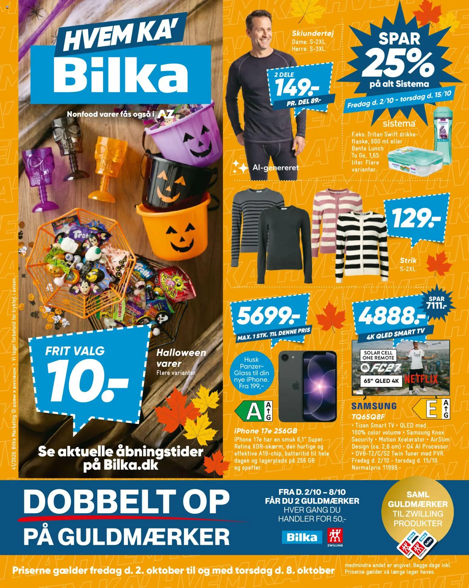 Eksempel på tilbudsavis Bilka - Tilbudsavis uge 41 fra butik Bilka gyldig fra 02/10/2026 - TV, Smart TV, Processor