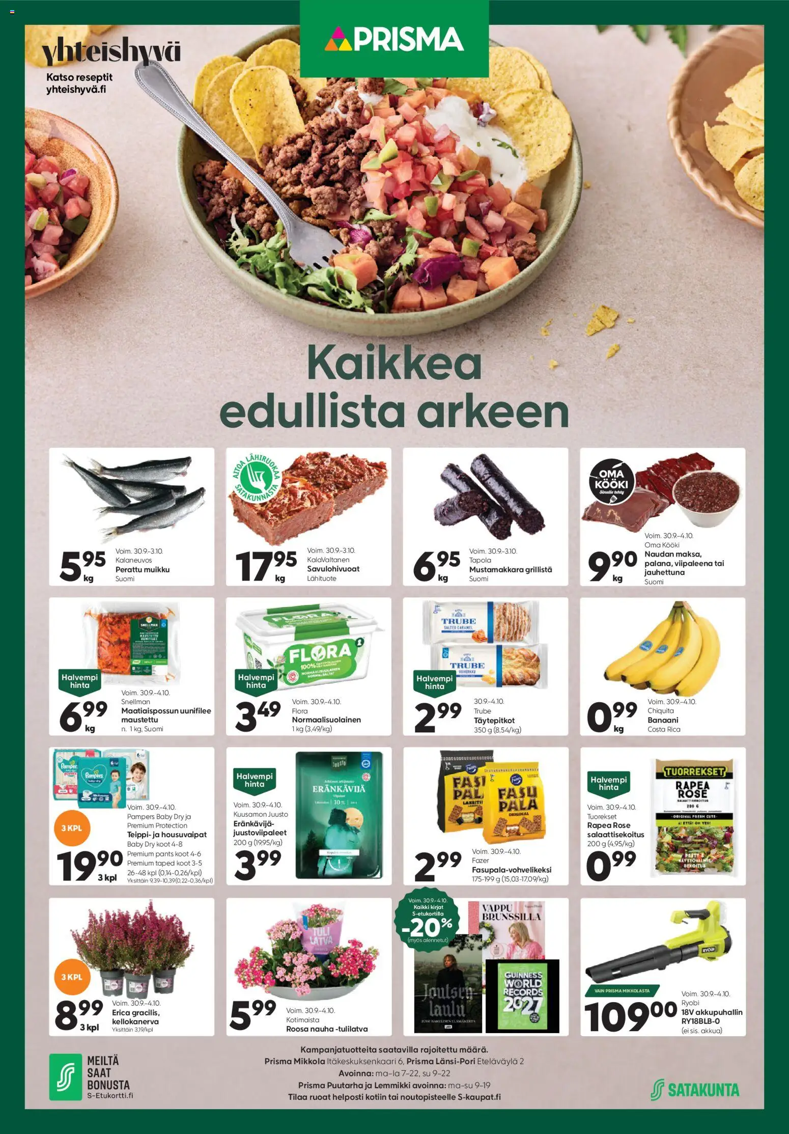 Kaupan Prisma Prisma tarjoukset esikatselu, voimassa 30/09/2026