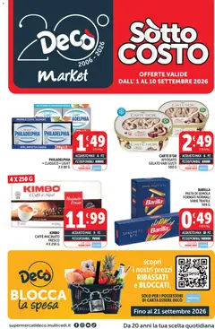 Anteprima dell'opuscolo Decò volantino Market dal negozio Decò valido da 01/09/2026