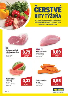 Náhľad Metro letáku platného od 03.08.2026