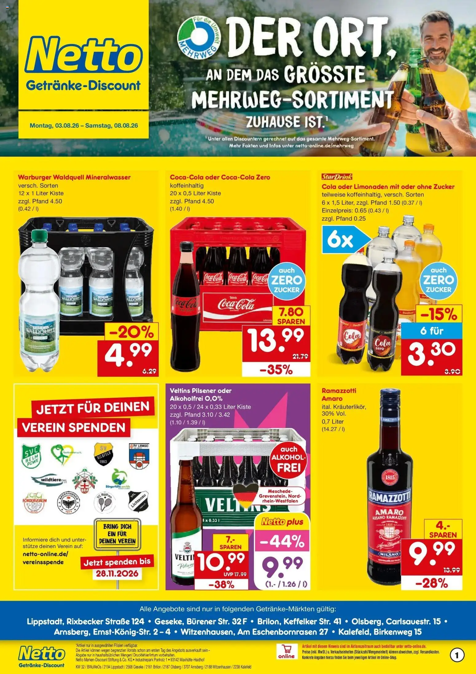 Vorschau von dem Prospekt des Geschäftes Netto Marken-Discount, gültig ab dem 03.08.2026