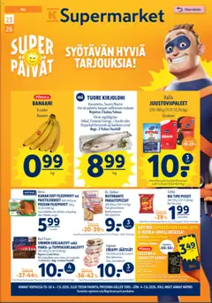 Kaupan K-Supermarket K-Supermarket tarjoukset esikatselu, voimassa 04/06/2026