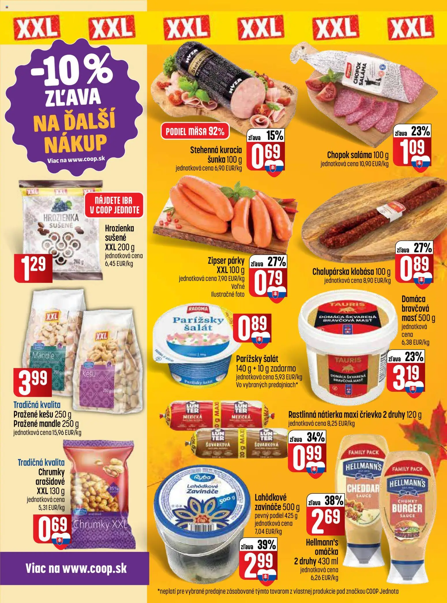 Náhľad COOP Jednota letáku platného od 03.09.2026
