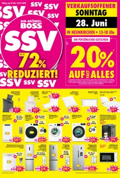 Vorschau von dem Prospekt des Geschäftes SB Möbel Boss, gültig ab dem 27.06.2026