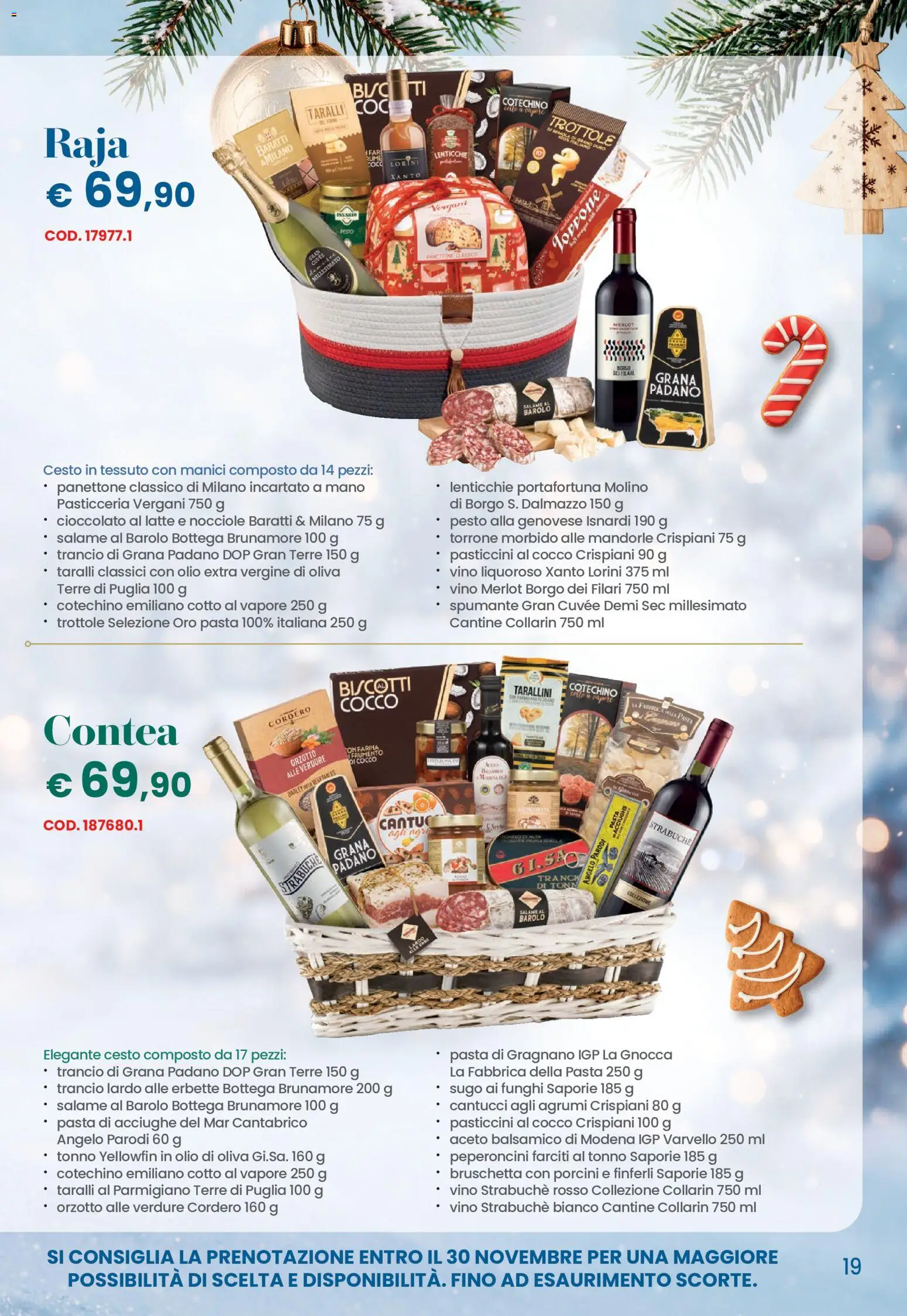Anteprima dell'opuscolo Conad volantino Natale Lombardia dal negozio Conad valido da 26/10/2026 - Vino, Cioccolato, Tonno, Pesto, Farina, Cotechino, Agrumi, Vino liquoroso
