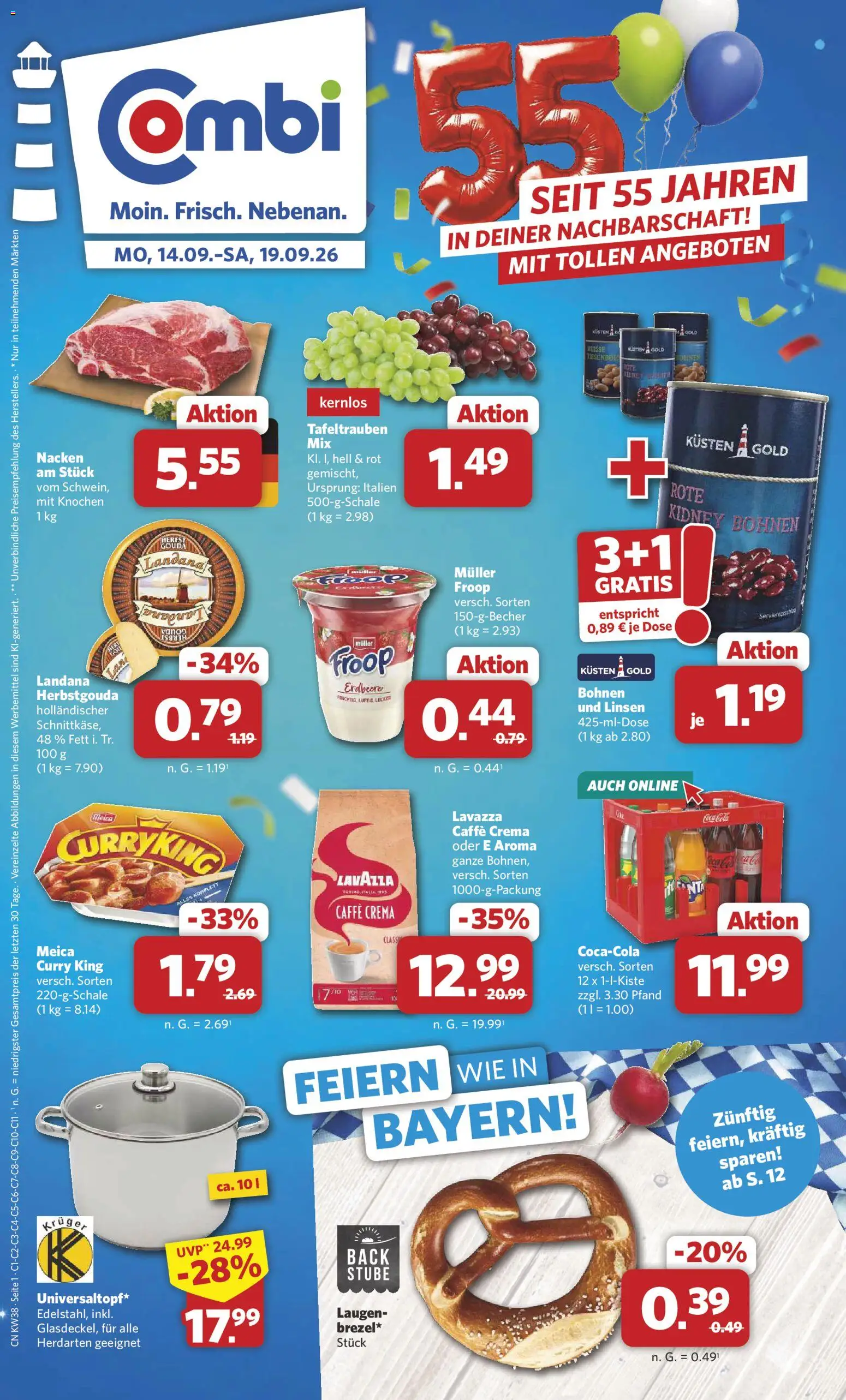 Vorschau von dem Prospekt des Geschäftes Combi, gültig ab dem 14.09.2026
