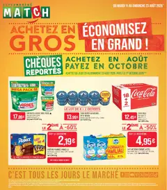 Prévisualisation de Match Supermarché catalogue du magasin Match Supermarché formulaire valide 11/08/2026